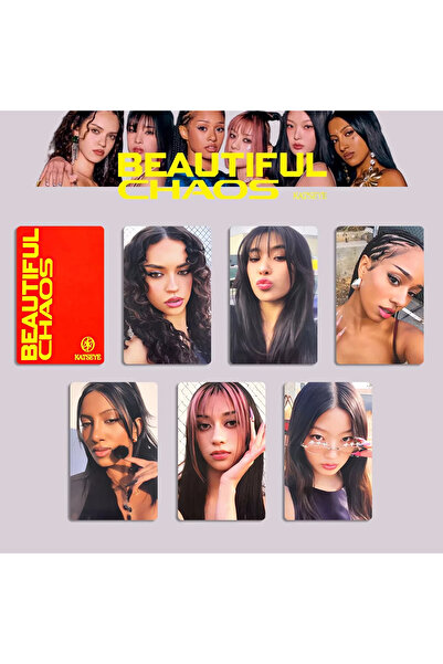 Choice 3 6 قطع بطاقات لومو لنجمات الكيبوب كاتساي من الألبوم الجديد BEAUTIFUL ...