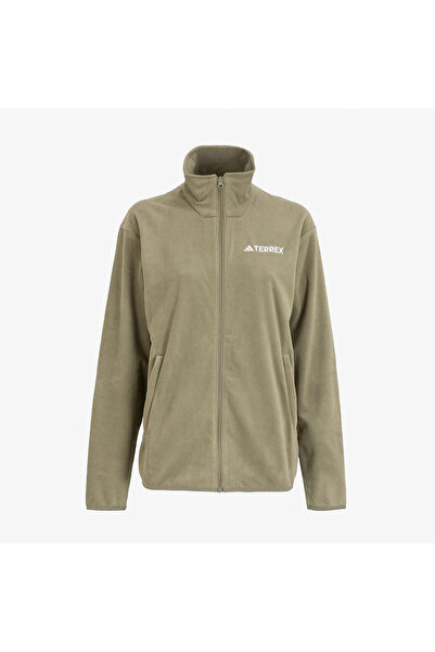 adidas Top cu fermoar din fleece cu fermoar complet Multi Essentials