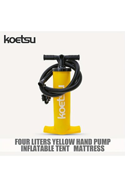 Choice مضخة يدوية صفراء من KOETSU سعة 4 لتر، عالية الكفاءة، ثنائية الاتجاه، ق...