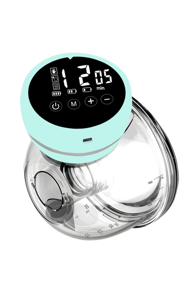 Choice مضخة ثدي كهربائية ذكية خضراء اللون، قطعة واحدة، محمولة، بدون استخدام ا...