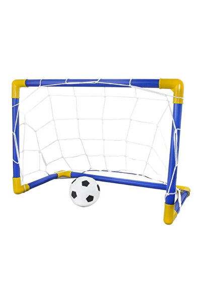Choice مجموعة كرة قدم صغيرة قابلة للطي باللون الأزرق-ب، كرة قدم داخلية، مرمى،...