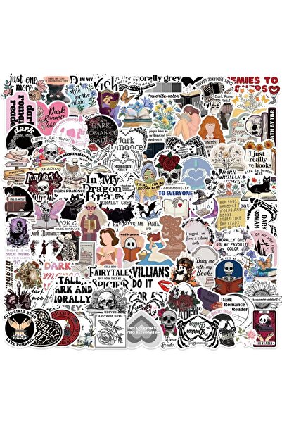 Choice1 100 قطعة - 087185، 50/100 قطعة، ملصقات جدارية لتزيين كتب القراءة المظ...