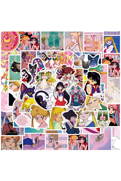 choice2 بانداي 60 قطعة (10/30/60 قطعة) ملصقات أنمي سيلور مون اللطيفة، ملصقات ...