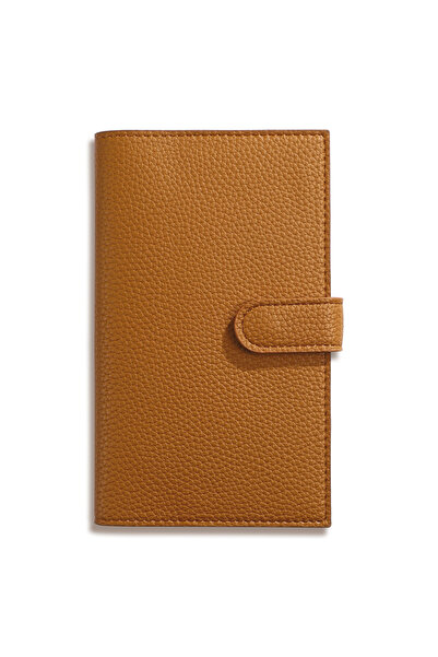 Choice3 مفكرة تخطيط أسبوعية بنية اللون بحجم A6 | غلاف جلدي صغير الحجم، مثالية...