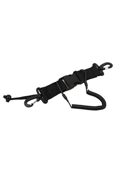 Choice حبل غوص أسود عالي الجودة مضاد للسقوط، حبل تعليق كاميرا الزورق، مزود بم...