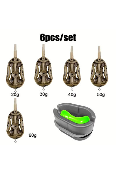 Choice 23456 و Mould 20g/30g/40g/50g/60g مغذي طريقة الصيد، مغذي صيد الأسماك ا...