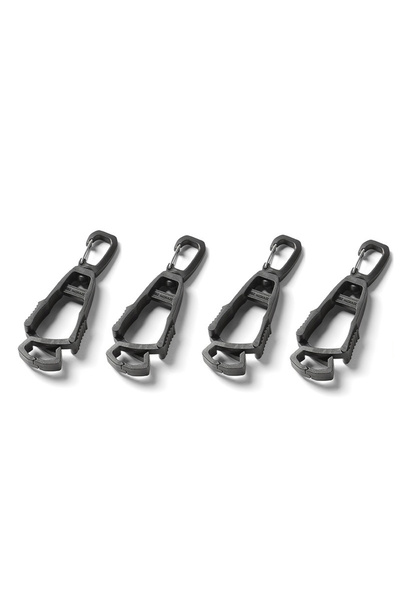 Choice black 4pcs/pack Outdoor Camping Hiking Portable Plastic Glove Clip Tac...