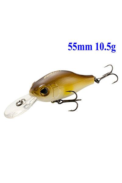 Choice طعم صيد صغير الحجم من نوع G، طعم غوص عميق عائم، طعم كرانك للرمي لمسافا...