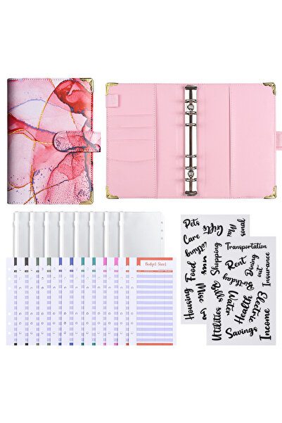 Choice A6 4 1spc budget card 12 sheets+zipper bag 8 sheets+2 sheets English s...