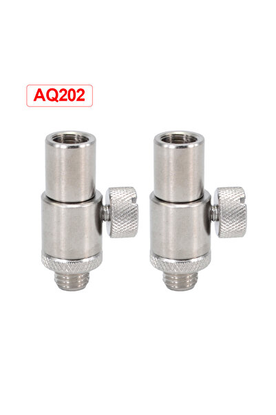 HIRISI موصل تغيير سريع من الألومنيوم AQ202-2 قطعة، عالمي لقضبان تثبيت قضبان ا...