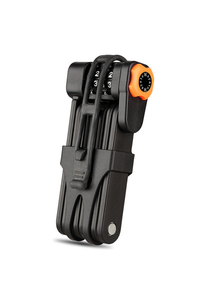 Choice قفل دراجة محمول أسود اللون برقم سري مكون من 4 أرقام - مصنوع من مادة AB...