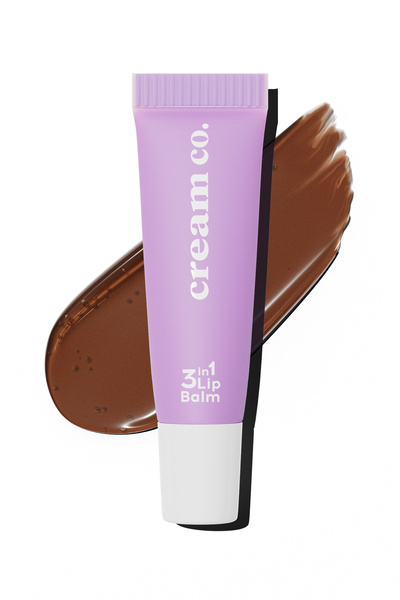 Cream Co. 3-in-1 Lippenbalsam: Pflegend, mit Hyaluronsäure, feuchtigkeitsspen...
