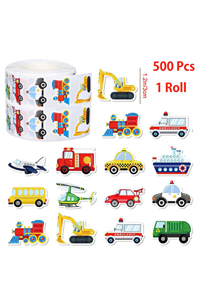 Choice1 500pcs 1 Roll 1Roll 500Pcs Truck Fire Fighting Engineering Vehicle St...
