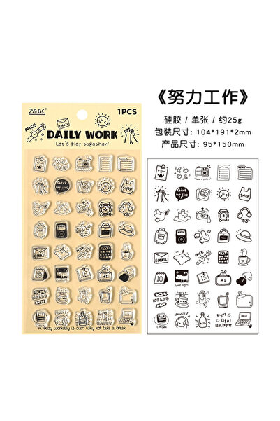 Choice ختم سيليكون لطيف للأطفال بمقبض، مثالي لتزيين كتيبات الصور والمذكرات.