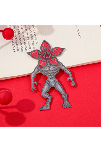 Choice SQ2672 فواصل كتب/مشابك كتب معدنية على شكل ديموغورغون وزهرة، بتصميم قوط...