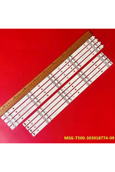 Choice Kit 4pcs For 1 TV LED Backlight Strip For TD Sistem K50D12US MSG-T500-...