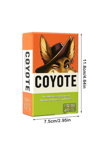 Choice 1set Coyote Game Coyote Party Card Game Meet The Action-Packed Card Ga...