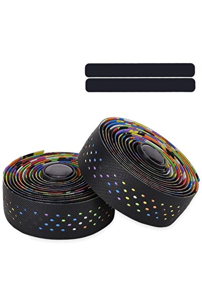 Choice أشرطة مقود دراجة طريق جديدة متعددة الألوان، ماصة للصدمات، مضادة للانزل...