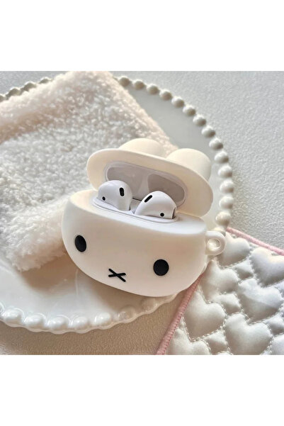 Choice جراب حماية لطيف لسماعات AirPods Pro 2 Pro بتصميم أرنب ميفي، متوافق مع ...