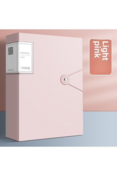 Choice8 pink-20 pages A4 100 Pkets 160/Sides Display Book Paper Dument Holder...