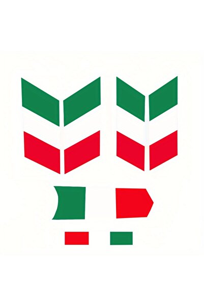 Choice 1 set 1 set of three-color flag contrast road frame front fork tube de...