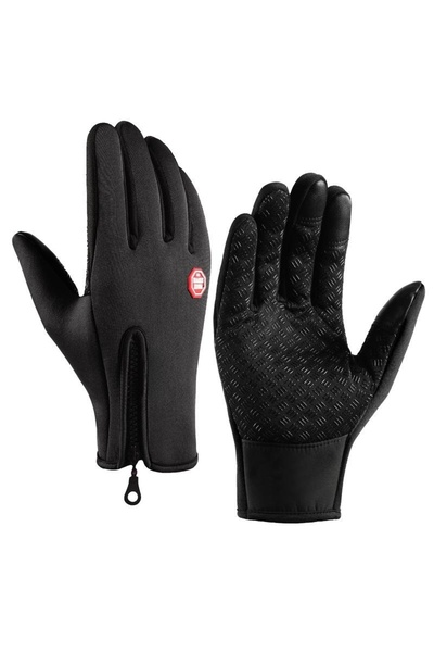 Choice قفازات شتوية سوداء مقاس XL للرجال، مقاومة للماء والرياح والبرد، مناسبة...