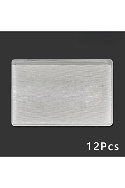 Choice Large Opening 12PCS 12PCS PVC Waterproof Transparent Card Holder Plast...