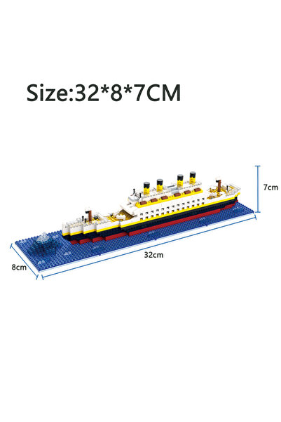 Choice1 Small Titanic Titanic ship model children's toys birthday gift assemb...