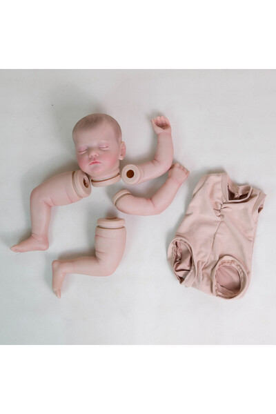 Choice طقم دمية أليسيا ريبورن بيضاء اللون، مقاس 46 سم (18 بوصة) - قطع دمية طف...