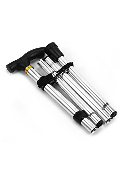 Choice عصا المشي التلسكوبية الفضية للمشي لمسافات طويلة في الهواء الطلق، عصي ا...