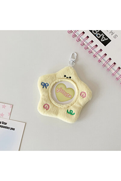 Choice yellow Kawaii Strawberry 65mm Badge Card Holders Keychain bags pandent