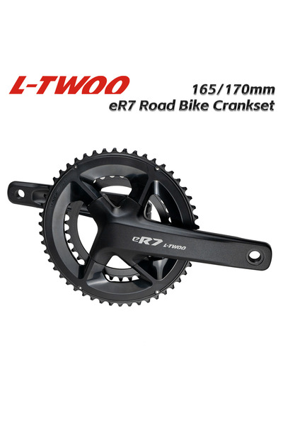 l-twoo 50-34T 165mm eR7 road bike crankset, one-piece molding technology, 24m...