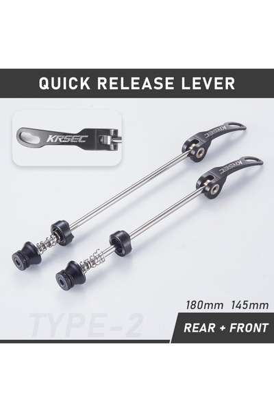 Choice محور دراجة KC S BLACK KRSEC سريع الفك، أسياخ محور ذراع، بديل لدراجات ا...