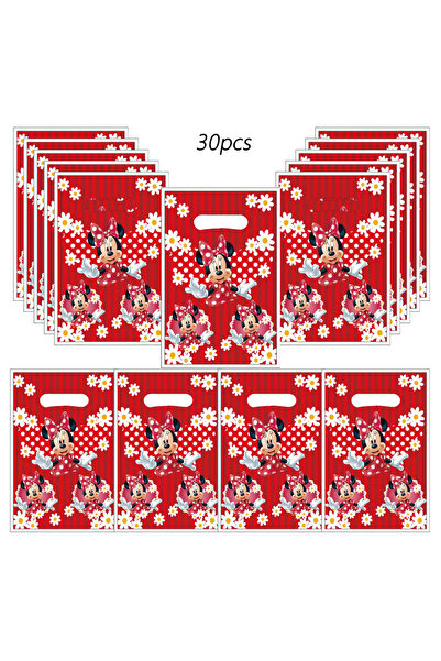 Miniso 30 كيس هدايا لحفلات أعياد ميلاد ميني من ديزني، مقاس 25×16.5 سم، مستلزم...