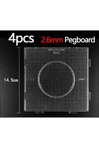 Choice 2.6mm 4pcs 4Pcs 2.6/5MM Hama Beads Pegboards Board for Perler Tool Fus...