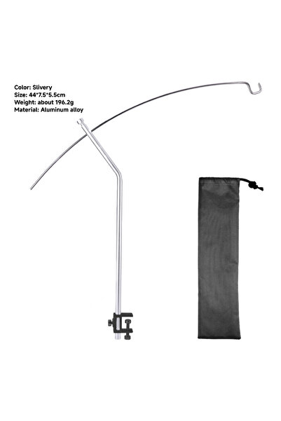 Choice حامل مصباح خارجي فضي اللون من ويست تييون، قابل للتعديل بزاوية 360 درجة...