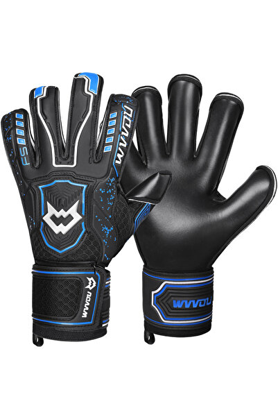 Choice قفازات حارس مرمى كرة قدم زرقاء مقاس 8 بوصات، مناسبة للشباب والكبار، قف...