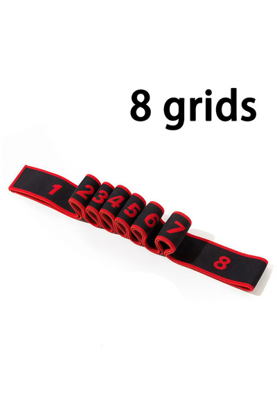Choice 8 grids-Red 90cm 8 Section Style Dance Yoga Stretching Belt Pilates Fi...