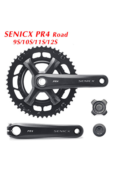 Choice 34-50T 175mm SENICX PR4 Road Bicycle Crank Set 165MM/170mm/175MM Doubl...