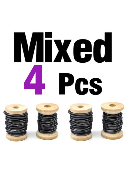 Choice مجموعة متنوعة من 4 قطع، 4 لفات، سلك رصاص دائري ناعم 0.5 مم/1 مم، مادة ...