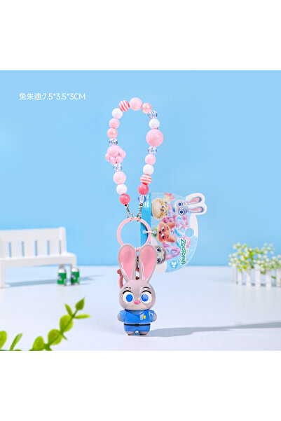 Choice3 سلسلة مفاتيح سيارة لطيفة من ديزني زوتوبيا، تتضمن الثعلب جودي هوبس وال...