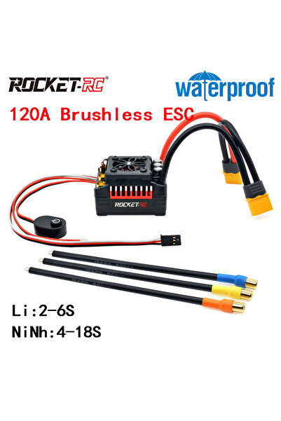 Choice V2 120A ESC Rocket RC Supersonic V2 80A 100A 120A 150A ESC Waterproof ...