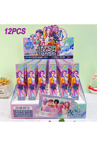 Choice 12 قطعة (6/12/18 قطعة) قلم حبر أسود من مجموعة K-Pop Demon Hunters Rumi...