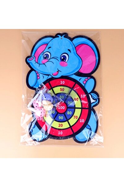 Choice Elephant 2 Dart Board for Kids with 3 Sticky Balls Indoor Outdoor Spor...