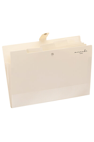 Choice1 Oat Yellow Expanding File Folders with 5 Pkets, Accordion File Organi...