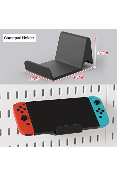 Choice Bla Gamepad Holder Desktop Decorative Storage Pegboard: Stores Office ...