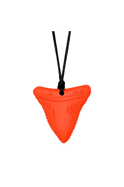 Choice قلادات مضغ حسية حمراء للأطفال الذين يعانون من التسنين، واضطراب فرط الح...