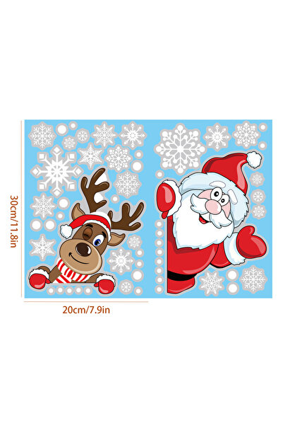 Choice Christmas Stickers Christmas Stickers, Self-Adhesive PVC Decals For Li...