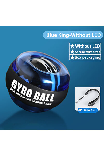 Choice9 Blue King-NO LED Wrist Power Hand Ball Auto-Start Grip Ball Strengthe...