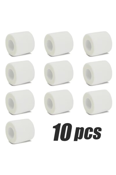 Choice شريط لاصق مرن أبيض 10 قطع - 5 سم، متوفر بمقاسات 1/6/10/15 قطعة. ضمادات...